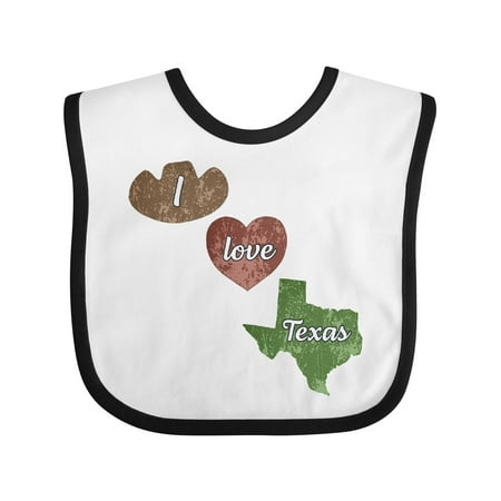 Inktastic I Love Texas Gift Baby Boy or Baby Girl Bib