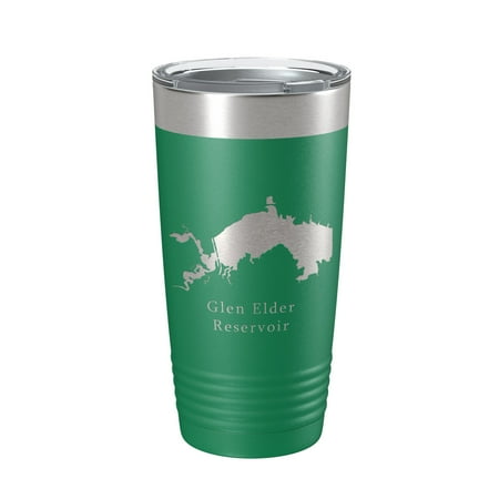 Glen Elder Reservoir Tumbler Lake Map Travel Mug Insulated Laser Engraved Coffee Cup Kansas 20 oz Green
Glen Elder Reservoir Tumbler Lake Map Travel Mug Insulated Laser Engraved Coffee Cup Kansas 20 oz Green
