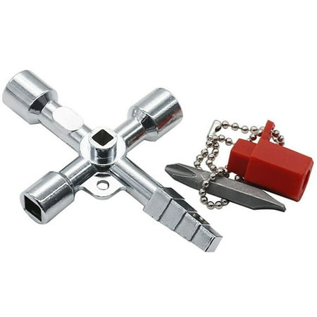 Fjofpr Clearance Hand Wrench 4 Way Cross Key Wrench Square Train Electrical Elevator Cabinet Box
Fjofpr Clearance Hand Wrench 4 Way Cross Key Wrench Square Train Electrical Elevator Cabinet Box