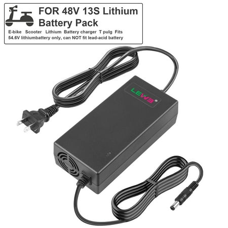 54.6V 2A Round Tip Lithium Battery Charger Power Supply For 48V E-bike Battery
54.6V 2A Round Tip Lithium Battery Charger Power Supply For 48V E-bike Battery