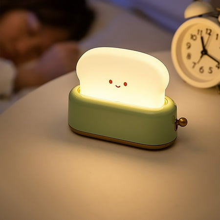 Christmas Home Cute Night Light Bread LED With Rechargeable Portable Bedroom Bedside Bed Lamp Birthday Gift Ideas For Teens Girls Boys Ladies
Christmas Home Cute Night Light Bread LED With Rechargeable Portable Bedroom Bedside Bed Lamp Birthday Gift Ideas For Teens Girls Boys Ladies