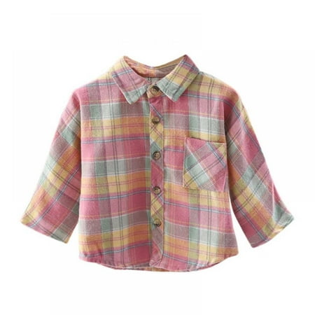 EleaEleanor Autumn Girls Western Rainbow Plaid Cardigan Long Sleeve Shirt Hirt Loose T-Shirts Girls Tops Casual Blouse
EleaEleanor Autumn Girls Western Rainbow Plaid Cardigan Long Sleeve Shirt Hirt Loose T-Shirts Girls Tops Casual Blouse