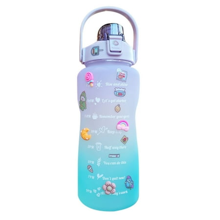 2000Ml Gradient Water Bottle Frosting Cup Capacity Water Bottle Anti Crack Sports Water Cup Purple
2000Ml Gradient Water Bottle Frosting Cup Capacity Water Bottle Anti Crack Sports Water Cup Purple