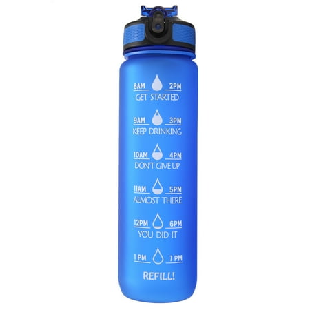 1000ML Tritan Fitness Sports Water Bottle with Time Marker&Straw Large Wide Mouth Leakproof Durable 7
1000ML Tritan Fitness Sports Water Bottle with Time Marker&Straw Large Wide Mouth Leakproof Durable 7