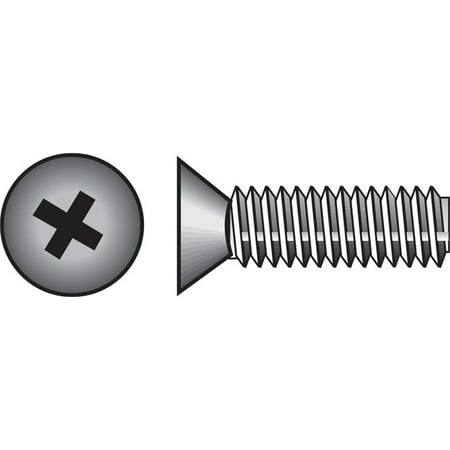 Hillman 101056 8-32 x 0.75 in. Phillips Flat Head Zinc Plated Steel Machine Screw
Hillman 101056 8-32 x 0.75 in. Phillips Flat Head Zinc Plated Steel Machine Screw