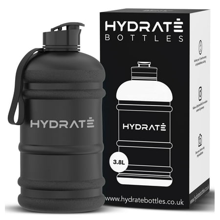 Water Bottle 1 Gallon Xxl Jug Bpa Free & Leakproof With Flip Cap Ideal