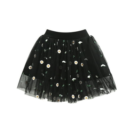 TAGOLD Toddler Girls Cute Party Dance Costume Solid Color Net Yarn Crimping Daisy Embroidery Tulle Skirt Black 2 Years
TAGOLD Toddler Girls Cute Party Dance Costume Solid Color Net Yarn Crimping Daisy Embroidery Tulle Skirt Black 2 Years