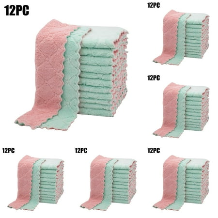 12 Pack Kitchen Cloth Dish Towels Dishcloths Super Absorbent Coral Velvet Dishtowels Nonstick Oil Washable Fast Drying ( Green) Valentines Dish Towels for Kitchen Christmas Hand Towels Kitchen Dish
12 Pack Kitchen Cloth Dish Towels Dishcloths Super Absorbent Coral Velvet Dishtowels Nonstick Oil Washable Fast Drying ( Green) Valentines Dish Towels for Kitchen Christmas Hand Towels Kitchen Dish