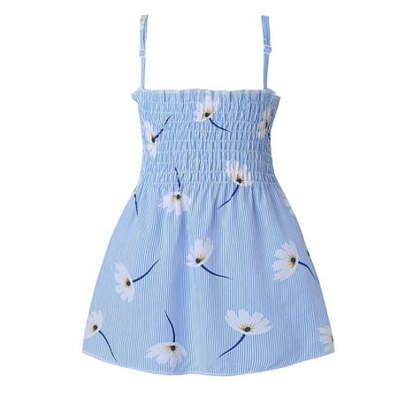 DNDKILG Infant Baby Toddler Child Children Kids Square Neck Sundress for Girl Sleeveless Dresses Floral Summer Dress Blue 1Y-6Y
DNDKILG Infant Baby Toddler Child Children Kids Square Neck Sundress for Girl Sleeveless Dresses Floral Summer Dress Blue 1Y-6Y