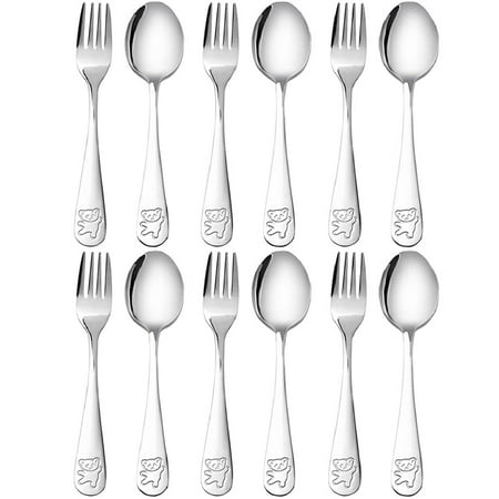 12 Pieces Kids Silverware Stainless Steel Children s Safe Child Spoon and Fork Set Toddler Utensils
12 Pieces Kids Silverware Stainless Steel Children s Safe Child Spoon and Fork Set Toddler Utensils