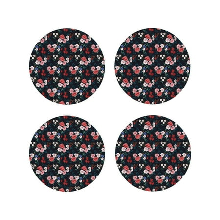 Drink Coasters Set of 4 Blue Pink Red Rose Flowers Leather Coasters for Coffee Table Protector Heat Resistant Cute Coasters for Home Decor Housewarming Gifts Bar Kitchen 4 Inch Round Shape
Drink Coasters Set of 4 Blue Pink Red Rose Flowers Leather Coasters for Coffee Table Protector Heat Resistant Cute Coasters for Home Decor Housewarming Gifts Bar Kitchen 4 Inch Round Shape