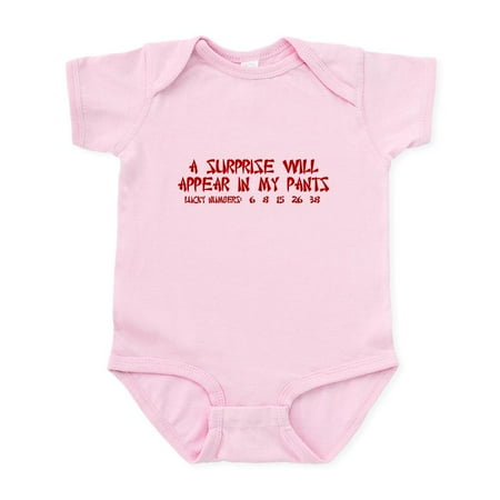 CafePress - Surprise! Infant Bodysuit - Baby Light Bodysuit Size Newborn - 24 Months
CafePress - Surprise! Infant Bodysuit - Baby Light Bodysuit Size Newborn - 24 Months