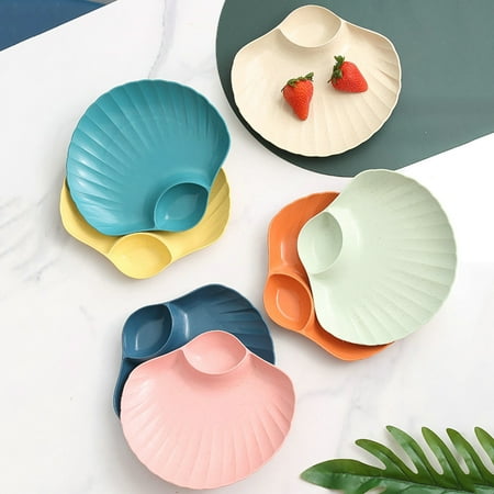 Fogcroll Dried Fruit Plate Anti-drop Shell Shape Stackable Unbreakable Exquisite Pack Food Solid Color Food Grade Supplies Cake Pan Household Stuff
Fogcroll Dried Fruit Plate Anti-drop Shell Shape Stackable Unbreakable Exquisite Pack Food Solid Color Food Grade Supplies Cake Pan Household Stuff