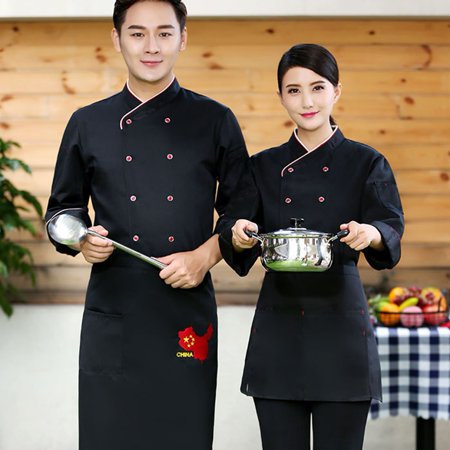 SEAFEI Unisex Chef Coat Stain Proof Long Sleeve Popular Static-free Bakery Food Service Jacket
SEAFEI Unisex Chef Coat Stain Proof Long Sleeve Popular Static-free Bakery Food Service Jacket