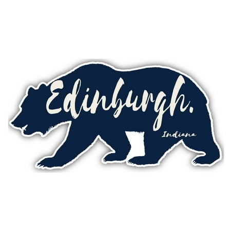 Edinburgh. Indiana Souvenir 3x1.5-Inch Fridge Magnet Bear Design