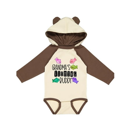 Inktastic Grandma s Fishing Buddy with Colorful Fish Gift Baby Boy or Baby Girl Long Sleeve Bodysuit
Inktastic Grandma s Fishing Buddy with Colorful Fish Gift Baby Boy or Baby Girl Long Sleeve Bodysuit