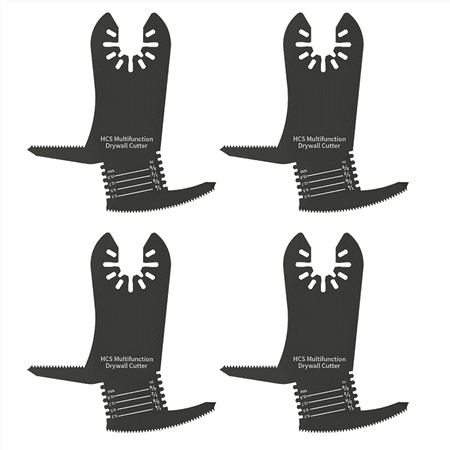 4 Pcs Oscillating Saw Blade Multi Tool Blade Multitool Blade Oscillating Accessories for Plasterboard Wood Panel Cutting
4 Pcs Oscillating Saw Blade Multi Tool Blade Multitool Blade Oscillating Accessories for Plasterboard Wood Panel Cutting