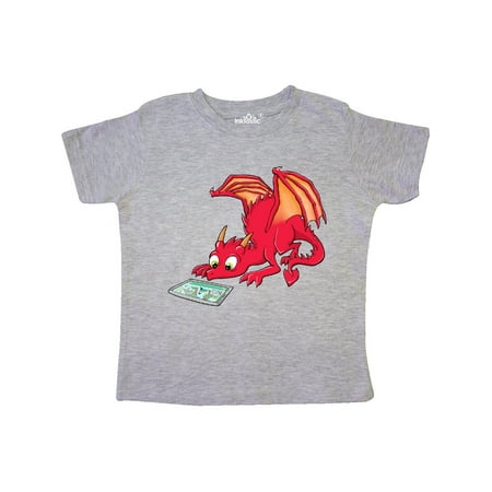 Inktastic Curious Dragon Watching a Tablet Gift Toddler Boy or Toddler Girl T-Shirt
Inktastic Curious Dragon Watching a Tablet Gift Toddler Boy or Toddler Girl T-Shirt