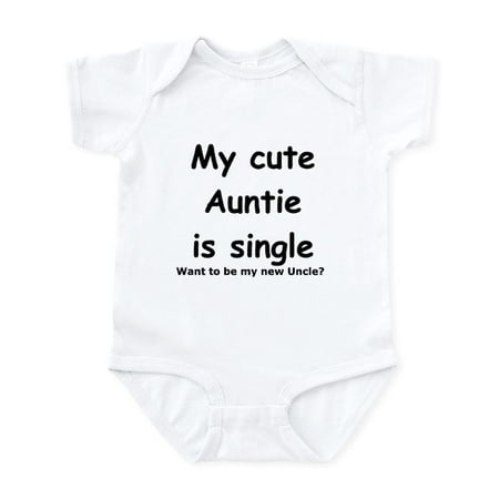 CafePress - My Cute Auntie Is Single Infant Bodysuit - Baby Light Bodysuit Size Newborn - 24 Months
CafePress - My Cute Auntie Is Single Infant Bodysuit - Baby Light Bodysuit Size Newborn - 24 Months