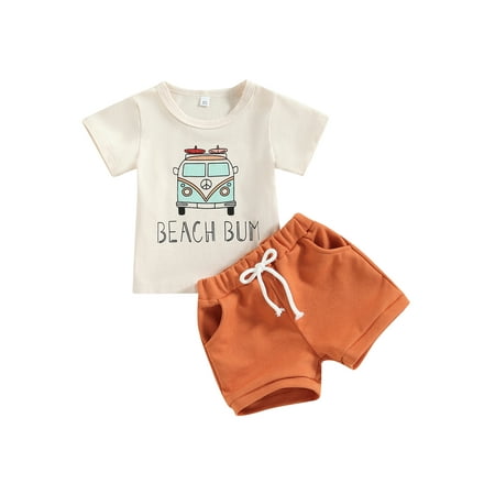 CIYCuIT 0-3T Toddler Baby Boys Clothes Summer Outfit Letter Print Short Sleeve T-Shirt Tops Drawstring Shorts Set
CIYCuIT 0-3T Toddler Baby Boys Clothes Summer Outfit Letter Print Short Sleeve T-Shirt Tops Drawstring Shorts Set