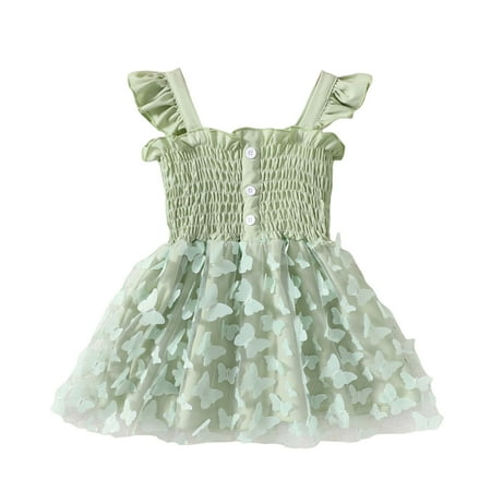 Kids Toddler Baby Girls Dresses Spring Summer Print Ruffle Tulle Butterfly Sleeveless Princess Dress Baby Girl Clothes
Kids Toddler Baby Girls Dresses Spring Summer Print Ruffle Tulle Butterfly Sleeveless Princess Dress Baby Girl Clothes