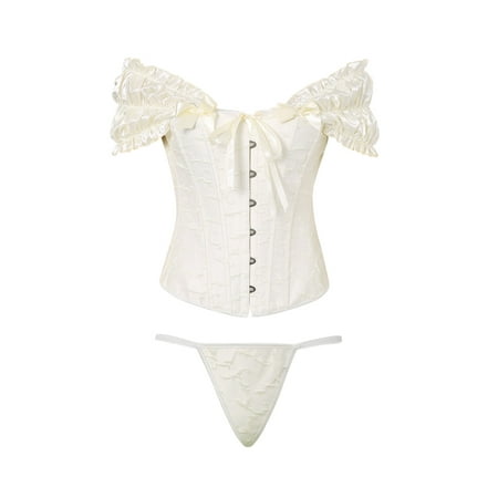 Women Fashion Solid Color Jacquard Buckle Bandage Puff Sleeve Shaping Corsets With Panties
Women Fashion Solid Color Jacquard Buckle Bandage Puff Sleeve Shaping Corsets With Panties
