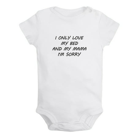 I only love my bed and my mama Funny Rompers For Babies Newborn Baby Unisex Bodysuits Infant Jumpsuits Toddler 0-12 Months Kids One-Piece Oufits (White 18-24 Months)
I only love my bed and my mama Funny Rompers For Babies Newborn Baby Unisex Bodysuits Infant Jumpsuits Toddler 0-12 Months Kids One-Piece Oufits (White 18-24 Months)