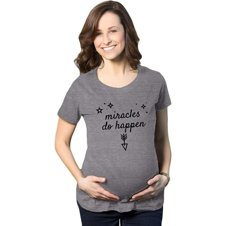 MeiGuiSha Maternity Miracles Do Happen Pregnancy Tshirt Inspirational Tee for Belly Bump 3X-Large
MeiGuiSha Maternity Miracles Do Happen Pregnancy Tshirt Inspirational Tee for Belly Bump 3X-Large