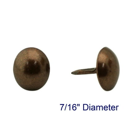 C.S. Osborne 100 Pcs 7/16 Diameter Antique Oxidized Nail #6990-AO Tacks