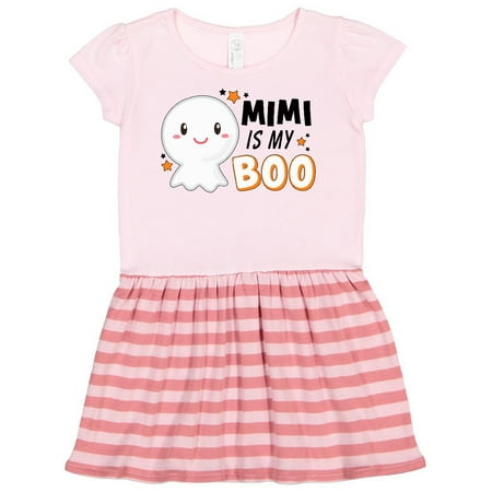 Inktastic Mimi is my Boo with Cute Ghost Gift Toddler Girl Dress