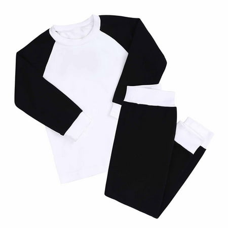 Virmaxy Toddler Baby Boys Girls Color Block Pajamas Set Unisex Infant Baby Snug-Fit Cotton Plunge Long Sleeve Sleepwear Sets Crew Pullover Blouse with Pants Home Nightshirt Set Black-A 6-9 Months
Virmaxy Toddler Baby Boys Girls Color Block Pajamas Set Unisex Infant Baby Snug-Fit Cotton Plunge Long Sleeve Sleepwear Sets Crew Pullover Blouse with Pants Home Nightshirt Set Black-A 6-9 Months