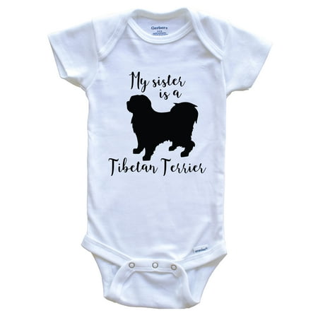 My Sister Is A Tibetan Terrier Cute Dog Baby Bodysuit - Tibetan Terrier One Piece Baby Bodysuit 6-9 Months White
My Sister Is A Tibetan Terrier Cute Dog Baby Bodysuit - Tibetan Terrier One Piece Baby Bodysuit 6-9 Months White