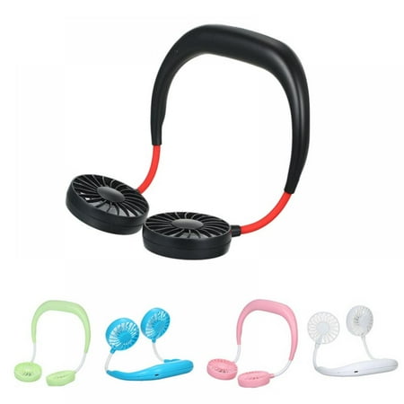 Personal Neck Fan Portable Hand Free Mini USB Fan Rechargeable 4h Work Hanging Wearable Neckband Fans 1200mAh Battery Operated Camping Travel Indoor Outdoor Necklace Fan w/5 Colours
Personal Neck Fan Portable Hand Free Mini USB Fan Rechargeable 4h Work Hanging Wearable Neckband Fans 1200mAh Battery Operated Camping Travel Indoor Outdoor Necklace Fan w/5 Colours