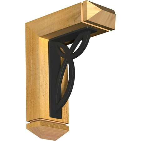 4 W x 9 1/2 D x 12 H Versailles Arts & Crafts Ironcrest Rough Sawn Bracket Western Red Cedar (1 1/2 W x 5 1/2 D x 8 H Iron Bracket)
4 W x 9 1/2 D x 12 H Versailles Arts & Crafts Ironcrest Rough Sawn Bracket Western Red Cedar (1 1/2 W x 5 1/2 D x 8 H Iron Bracket)