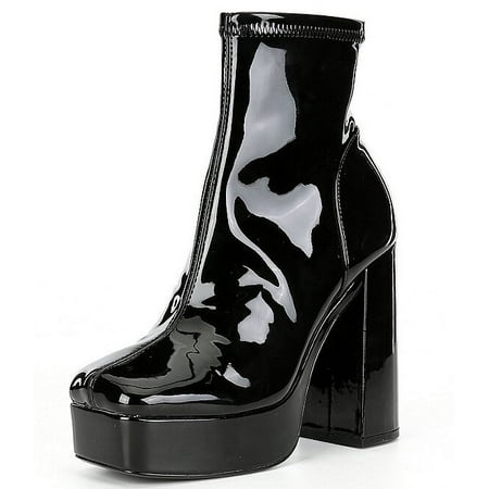 Steve Madden Bianca Black Patent Block Heel Squared Toe High Heel Ankle Boots (Black Patent 7)
Steve Madden Bianca Black Patent Block Heel Squared Toe High Heel Ankle Boots (Black Patent 7)