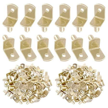 Shelf Pins 6mm Gold Support Nails with Holes Plated Steel Frame Bracket Pins Bracket Holes for Cabinets
Shelf Pins 6mm Gold Support Nails with Holes Plated Steel Frame Bracket Pins Bracket Holes for Cabinets