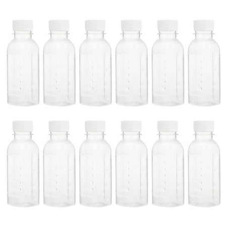 12pcs Multipurpose Juice Bottles Beverage Storage Bottles Water Containers