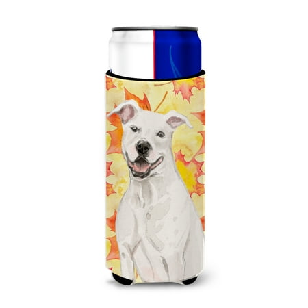 Carolines Treasures BB9501MUK White Staffie Bull Terrier Fall Michelob Ultra Hugger for slim cans Slim Can multicolor
Carolines Treasures BB9501MUK White Staffie Bull Terrier Fall Michelob Ultra Hugger for slim cans Slim Can multicolor