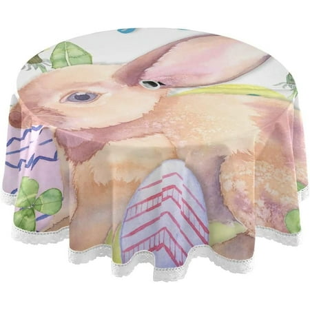 Hidove Easter Bunny Eggs Outdoor Round Tablecloth Waterproof Stain-Resistant Non-Slip Circular Tablecloth 60 Inch with Umbrella Hole and Zipper for Tabletop Backyard Party BBQ Decor
Hidove Easter Bunny Eggs Outdoor Round Tablecloth Waterproof Stain-Resistant Non-Slip Circular Tablecloth 60 Inch with Umbrella Hole and Zipper for Tabletop Backyard Party BBQ Decor