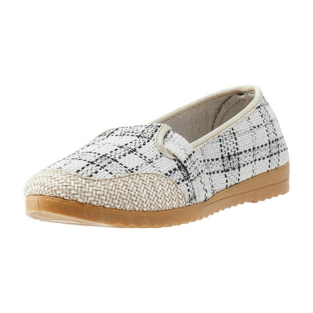 Casual Shoes for Women Women Shoes Fashion Soft Sole Cloth Shoes Linen Soft Sole Cloth Shoes Beef Tendon Sole Non Slip Cloth Shoes Women Casual Shoes Cotton And Linen White 39
Casual Shoes for Women Women Shoes Fashion Soft Sole Cloth Shoes Linen Soft Sole Cloth Shoes Beef Tendon Sole Non Slip Cloth Shoes Women Casual Shoes Cotton And Linen White 39
