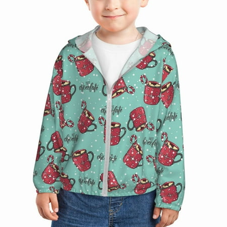 Lukts Snowflake Hot Cocoa Print Children s Long-Sleeved Sun Protection Clothing Hooded Sweatshirts for Boys and Girls Outdoor Sports-2 Years
Lukts Snowflake Hot Cocoa Print Children s Long-Sleeved Sun Protection Clothing Hooded Sweatshirts for Boys and Girls Outdoor Sports-2 Years