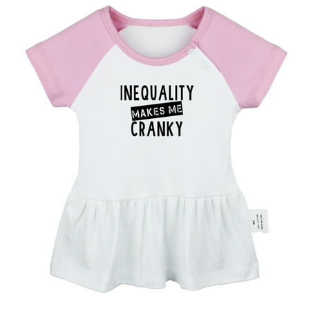Inequality Makes Me Cranky Funny Dresses For Baby Newborn Babies Skirts Infant Princess Dress 0-24M Kids Graphic Clothes (Pink Raglan Dresses 0-6 Months)
Inequality Makes Me Cranky Funny Dresses For Baby Newborn Babies Skirts Infant Princess Dress 0-24M Kids Graphic Clothes (Pink Raglan Dresses 0-6 Months)