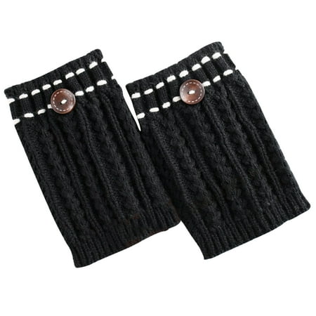 Cuteam 1 Pair Boot Cuffs Short Knitted Women Button Decorative Leg Warmers for Shopping
Cuteam 1 Pair Boot Cuffs Short Knitted Women Button Decorative Leg Warmers for Shopping