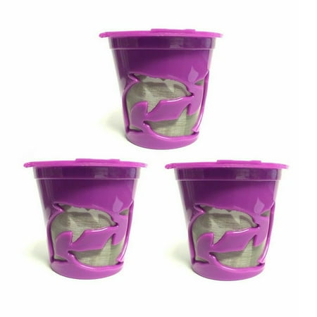 Gerich 3 Pcs Refillable Reusable K-Cup Coffee Capsule Filter Cup BPA-free for Keurig Purple
Gerich 3 Pcs Refillable Reusable K-Cup Coffee Capsule Filter Cup BPA-free for Keurig Purple