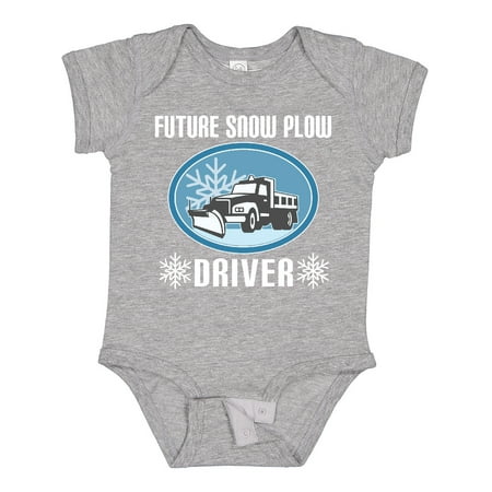 Inktastic Future Snow Plow Truck Driver Gift Baby Boy or Baby Girl Bodysuit
