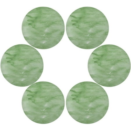 Coolnut Green Marble Texture Round Placemats Set of 6 Non-Slip Heat Resistant Washable Table Mats for Kitchen Dining Room Party Decor
Coolnut Green Marble Texture Round Placemats Set of 6 Non-Slip Heat Resistant Washable Table Mats for Kitchen Dining Room Party Decor