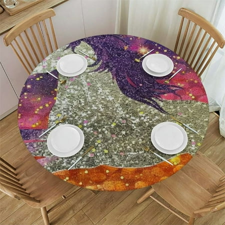 Magical Realism Round Table Cover Stain Resistant Washable Indoor Outdoor Tablecloth Kitchen Dining Wedding Parties 100% Polyester Fiber 46-50 
Magical Realism Round Table Cover Stain Resistant Washable Indoor Outdoor Tablecloth Kitchen Dining Wedding Parties 100% Polyester Fiber 46-50