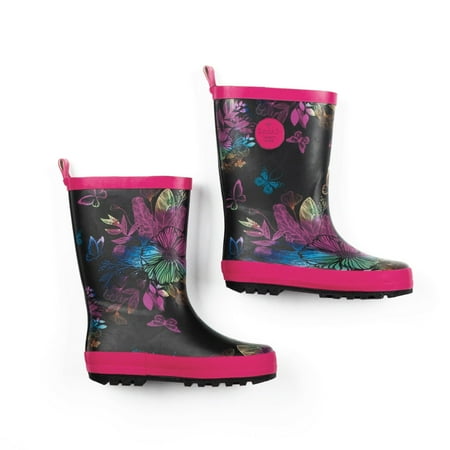 Deux par Deux Printed Rain Boots Black Butterflies Girl Kids - 2 (Child)
Deux par Deux Printed Rain Boots Black Butterflies Girl Kids - 2 (Child)