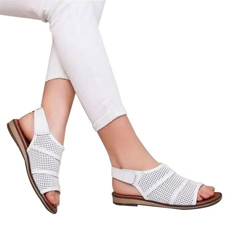 Women Breathable Mesh Flat Sandals PU Leather Open Toe Summer Daily Beach Sandals New
Women Breathable Mesh Flat Sandals PU Leather Open Toe Summer Daily Beach Sandals New