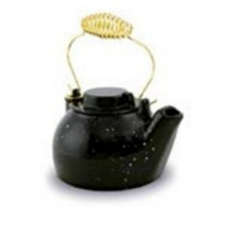 2.5 Quart Cast Iron Humidifying Kettle - Black